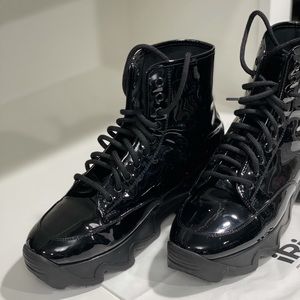 IRI NYC--- Black Patent Boots